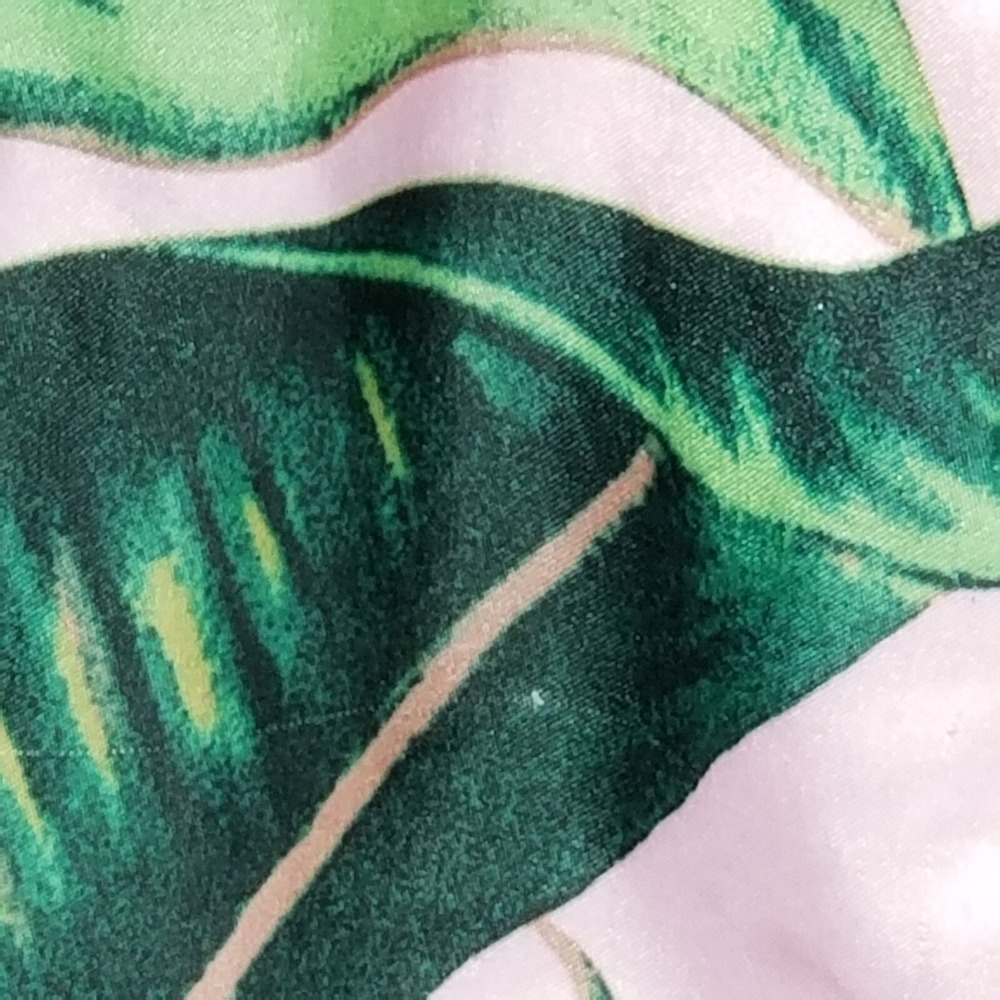Adidas x Farm Rio Sz XS Pink Palm Tropical Leaf Pattern Track Jacket Full Zip - Picture 14 of 16